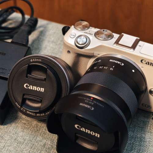 Canon EOS M3連2枝鏡同原廠取景器