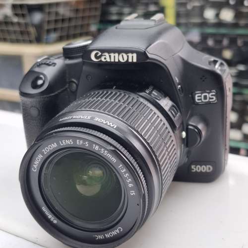 CANON EOS 500D + 18-55MM 一义一電   CANON EOS 450D + 18-55MM 一义一電