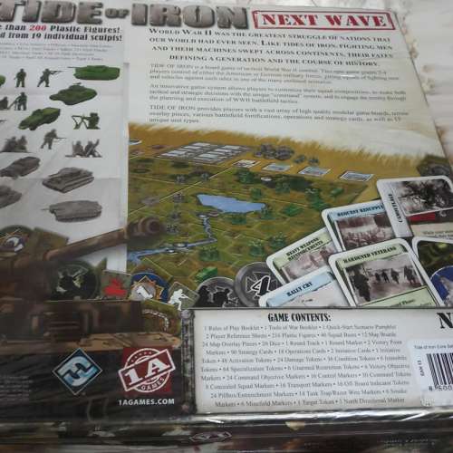 (全新未拆) 2盒 Tide of Iron board game 桌遊 (可散買)