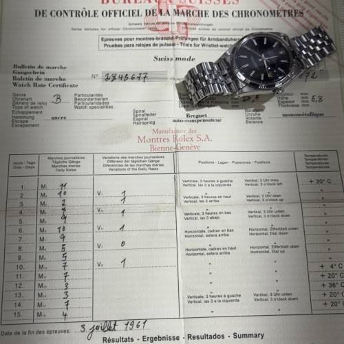 罕有ROLEX 1603 天文臺紙 $39800