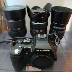 Olympics 4/3 Camera E500 with 3 lens