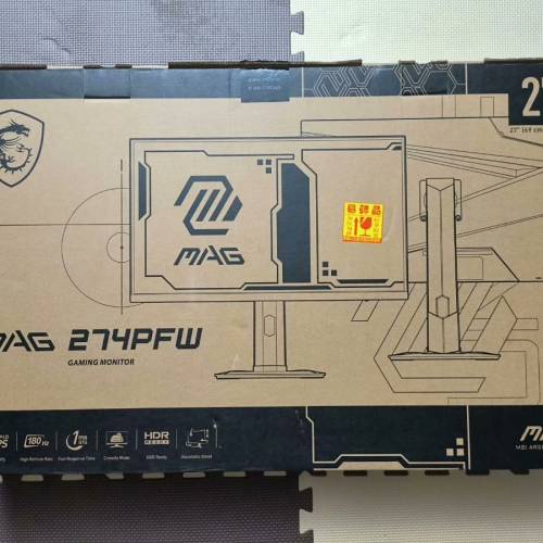 出售幾近全新 微星 G274QRFW (白刃) 電競螢幕