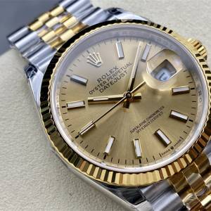 Rolex 勞力士 datejust m126233-0015 金盤 36mm 日誌 VS