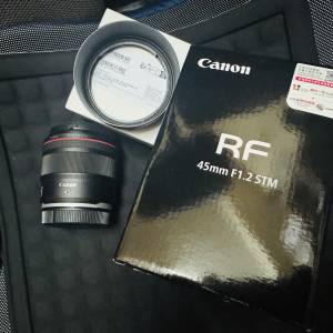 (行貨長保） Canon RF 45mm F1.2 STM （適合R5 II, R6 III, R6, R7, R3, R1&hellip;)