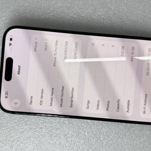 85% New 詳細請看圖片iPhone 15 Pro Max 512GB 15promax 15pm 15pro max (非iPhone...