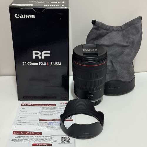 Canon RF 24-70mm F2.8 L IS USM lens