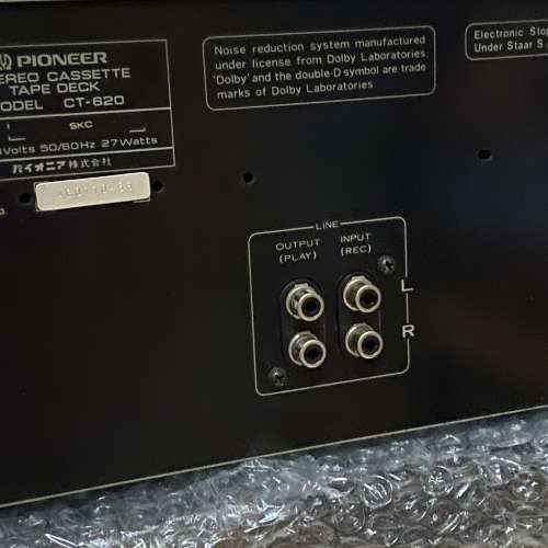 Pioneer CT-620 Cassette Player 卡帶座