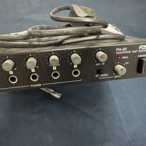 FOSTEX PH-50 5-Channel Headphone Amplifier Mixer Studio Monitor Amp tested unit
