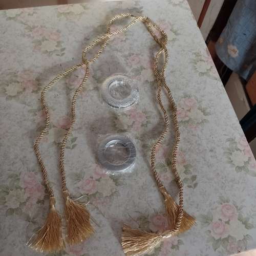 窗簾繩和圈$10