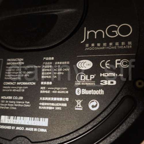 JMGO 堅果 G1-S 家庭智能影院投影機 (問題機畫面全白點)