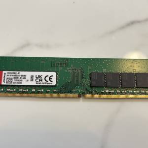 Kingston DDR4 32GB 3200MHz Ram 一條