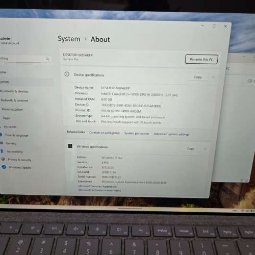surface pro 5 、 surface pro 6
