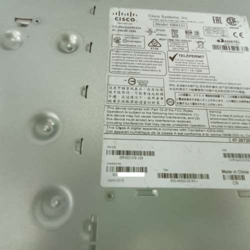 Cisco ISR 4331/K9 V04 4300 Series Routers