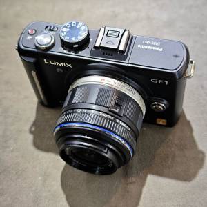 Panasonic GF1 松下 樂聲 + olympus 奧林巴斯  14-42 II M43 14mm 42mm 兩電一充連...