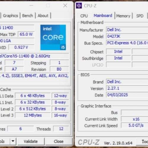 Dell XPS 8940 i5 11400 500GB Nvme 16GB Ram Wi-Fi Bluetooth Win11 Desktop PC