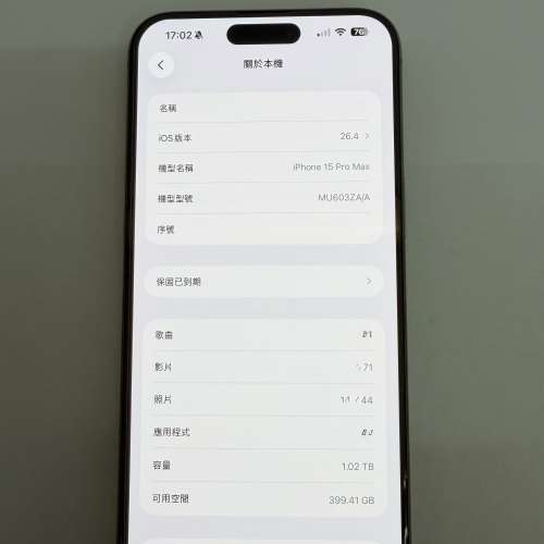 iPhone 15 ProMax 1T