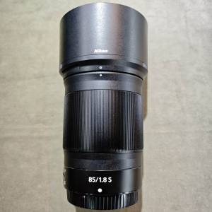 Nikon 85/1.8 S Z  尼康 85mm 85 冇盒冇單有罩 功能正常 95%new