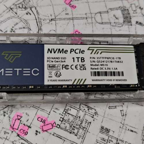 TIMETEC 1TB NVME SSD