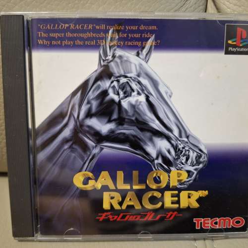 原裝絕版Playstation PS PS1 TEMCO GR Gallop racer 經典賽馬遊戲