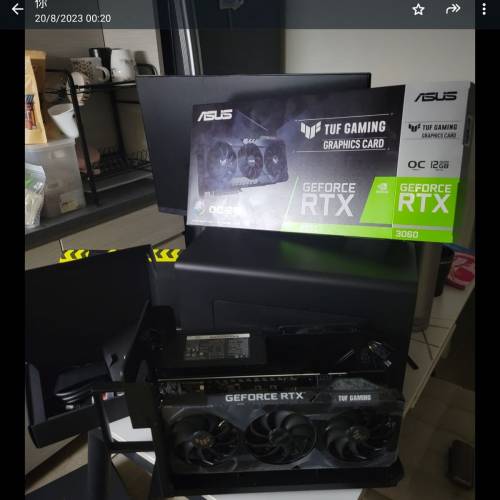 Asus RTX 3060 OC 12GB 顯示卡 + Razer core X 連結盒