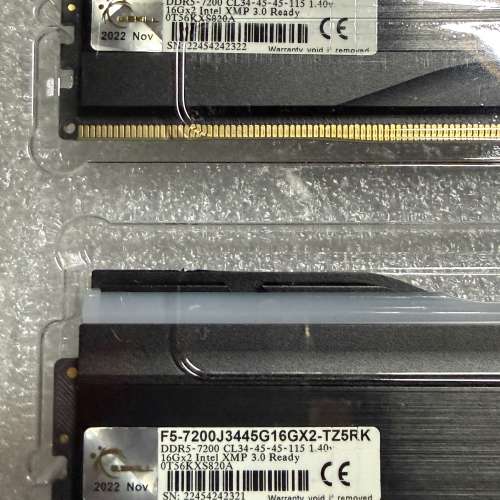 G.Skill Trident Z5 RGB 32GB (2x16GB) DDR5 7200MHz C34