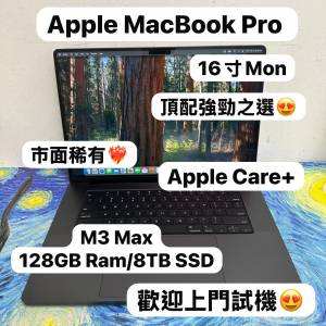 （稀有頂配😍M3 Max CPU MacBookPro )APPLE  MacBook Pro 2023/ M3 Max CPU / 128G...
