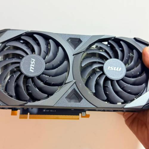 AI 繪圖/短片剪輯神器：MSI RTX 3060 Ventus 2X 12G (極新自用)