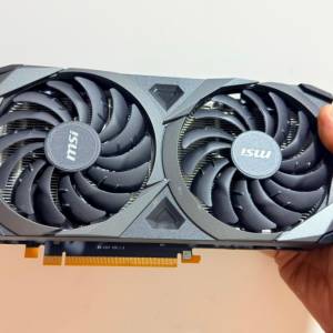 AI 繪圖/短片剪輯神器：MSI RTX 3060 Ventus 2X 12G (極新自用)