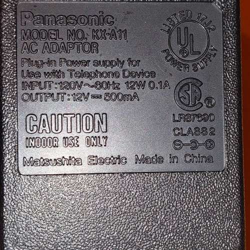 Panasonic AC Adaptor A11