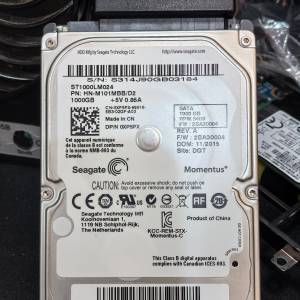 Segate 2.5吋 1TB 5400RPM HDD