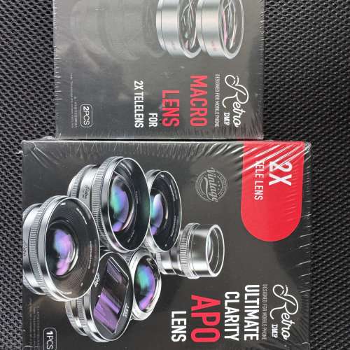 Fotorgear 復古手機鏡頭2x 17mm 2x 微距鏡組 送手機夾