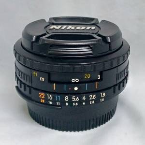 Nikon Lens  50mm F1.8 SERIES-E  AIS -mount 薄身 pancake size