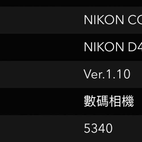 Nikon D4
