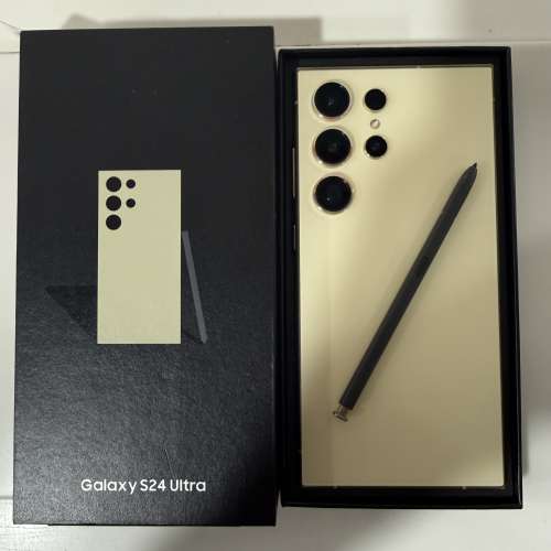 Samsung Galaxy S24 Ultra 512gb金色鈦金屬手機，完美冇花，冇修冇拆，所有功能正常...