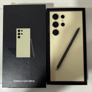Samsung Galaxy S24 Ultra 512gb金色鈦金屬手機，完美冇花，冇修冇拆，所有功能正常...