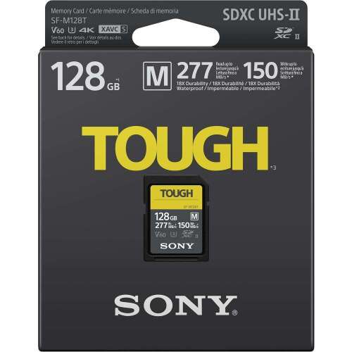 全新行貨Sony SF-M Series Tough  UHS-II SDXC 記憶卡 128GB SF-M128T