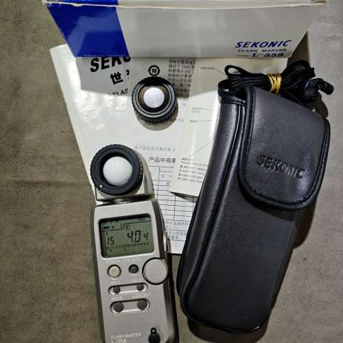sekonic L-358 測光表 99%new 全套配件齊全 功能正常 送電試機