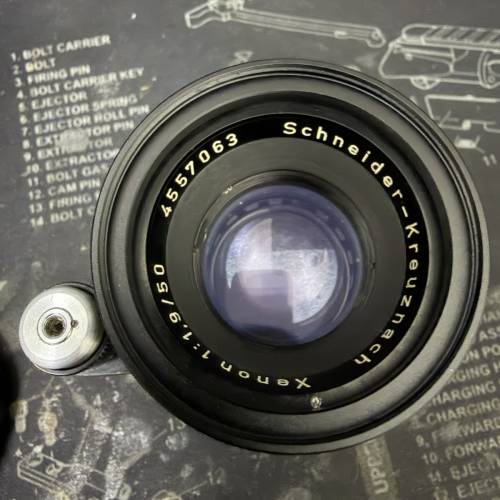 有樣片 出片完美 稀有18葉片 Schneider-Kreuznach Xenon 50mm f/EXAKTA mount 有 m...