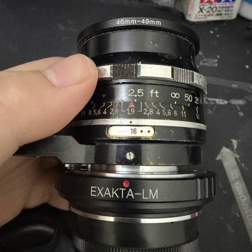 有樣片 出片完美 稀有18葉片 Schneider-Kreuznach Xenon 50mm f/EXAKTA mount 有 m...