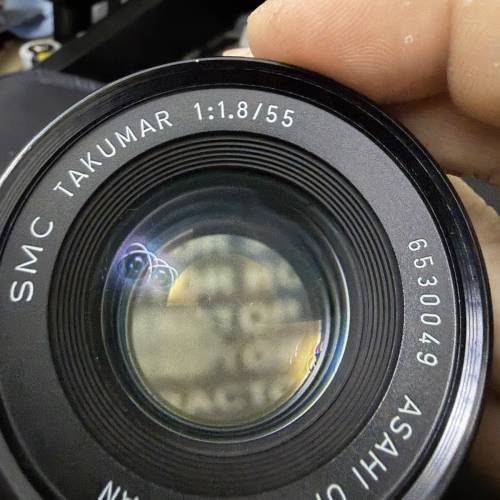 SMC Takumar 1:1.8/55 相機鏡頭 m42 mount 平放