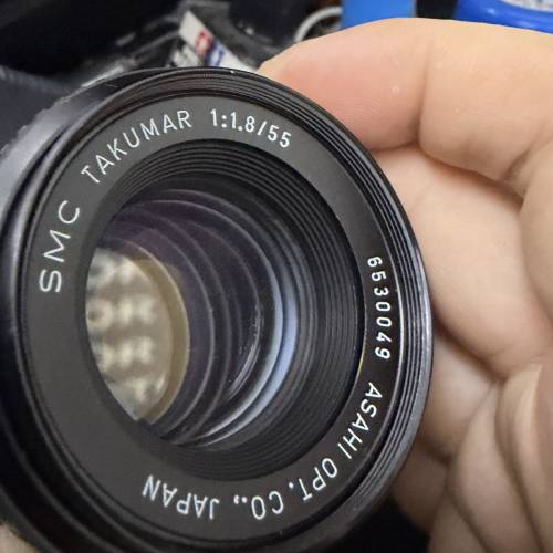 SMC Takumar 1:1.8/55 相機鏡頭 m42 mount 平放