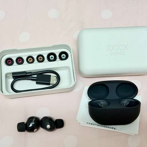 sony wf-1000xm5 黑色 行貨 九成新淨