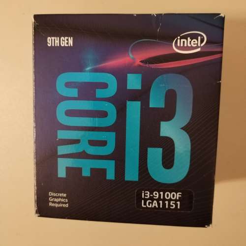 I3 9100f CPU