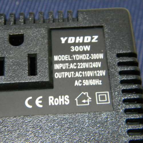 220V - 110V 純銅線圈變壓器 日本美國台灣電器適用 功率 200W / 300W