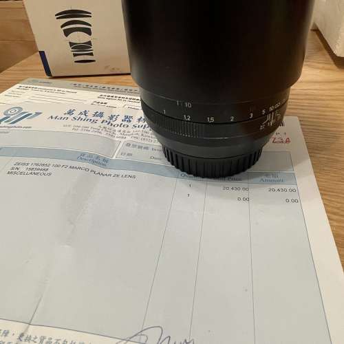 Zeiss Makro-Planar 2/100 ZE Lens for canon macro ef