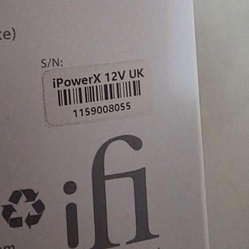 iFi audio iPowerX 高性能變壓器 12V 英式插