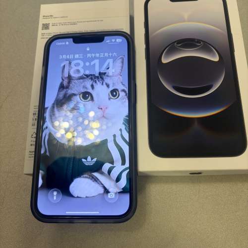 出售Apple iPhone 16e，容量128GB，黑色。