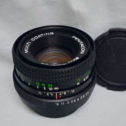 東德 Pentacon 50mm F1.8  m42-mount :即Meyer-optik 後期改 牌子名稱,#6705430