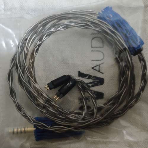 Pw audio silver ltd鈍銀線 2pin 4.4