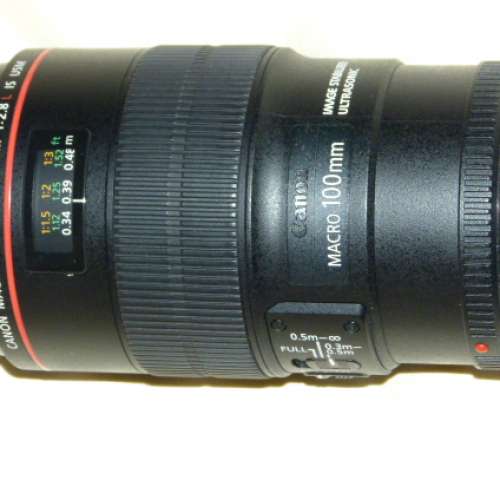 CANON EF100MM f2.8 L marco IS USM Lens